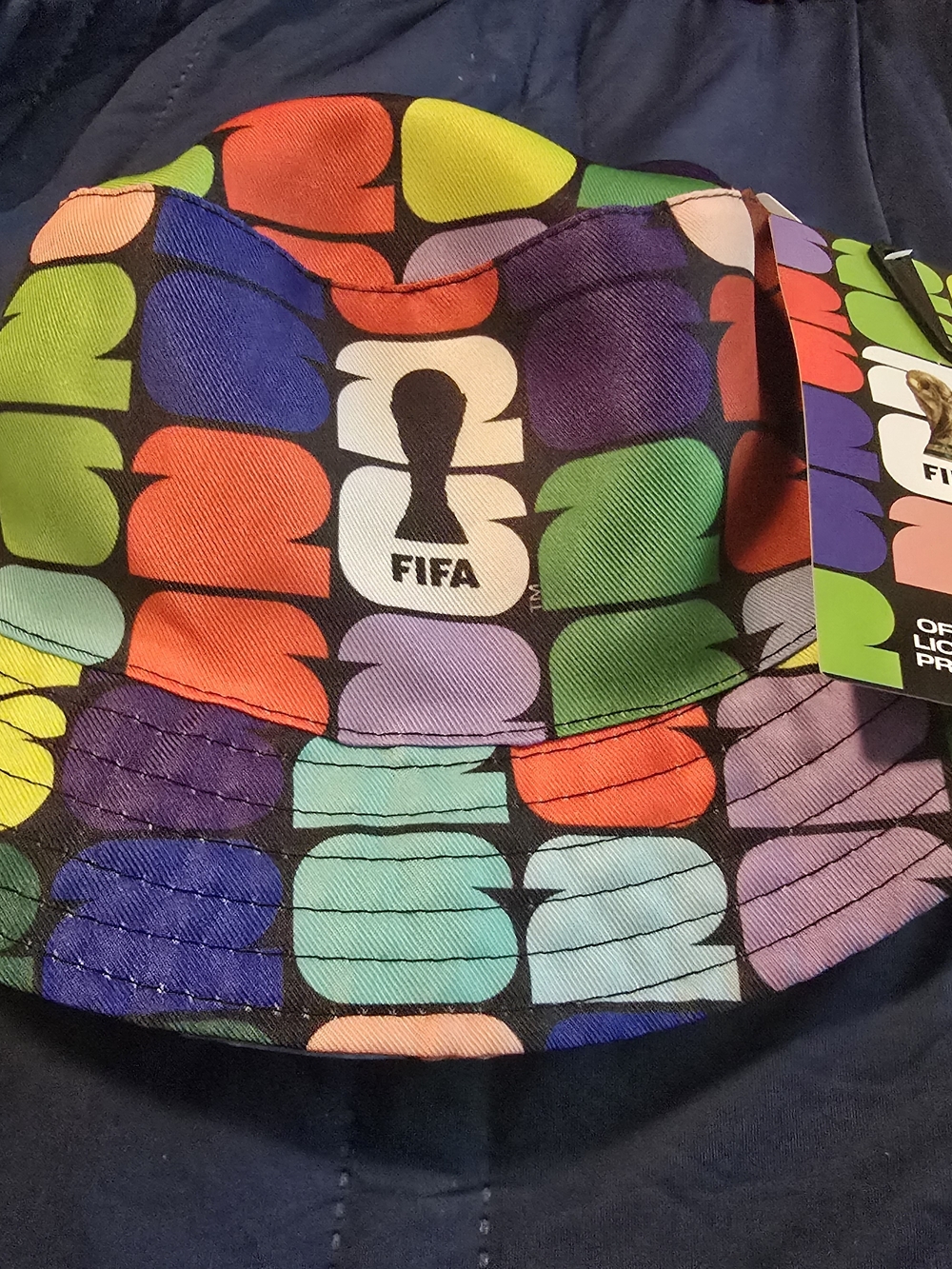 2026 Fifa Multicolor Pattern Bucket Hat